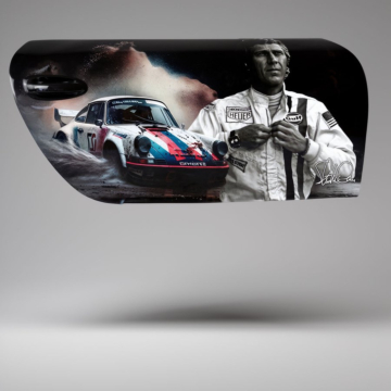 Porsche 911 Door Designer Automotive Wall Art - Design 08, Gloss Finish, 65 x 128 cm