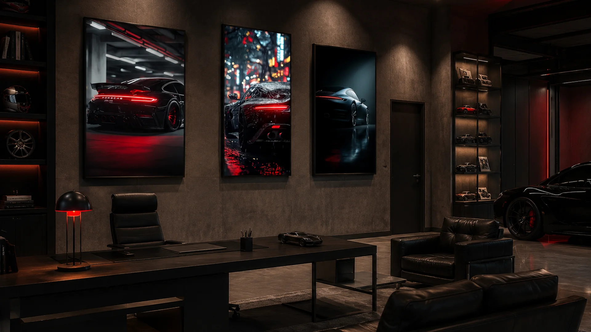 Garage-Energie mit Galerie-Finish